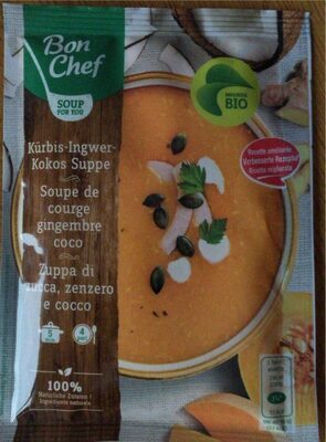 Soupe courge gingembre coco