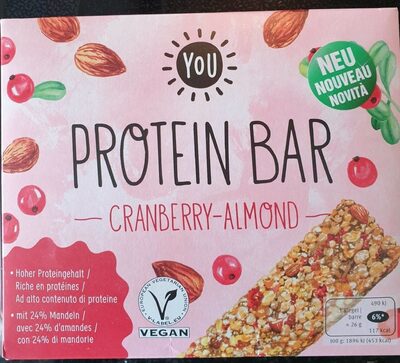 Protein bar- cranberry almond
