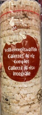 Vollkornreiswaffeln Galettes de riz complet Gallette di riso integrale
