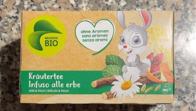 Infusion aux herbes sans arômes