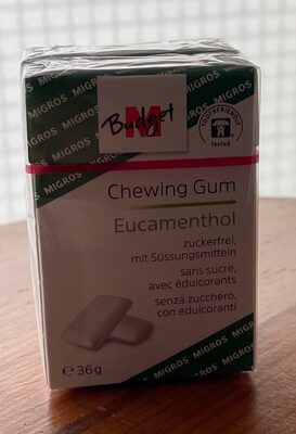 Chewing gum Eucamenthol