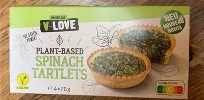 Spinach Tartlets front packaging