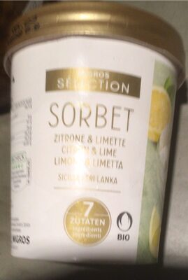 Sorbet citron & lime