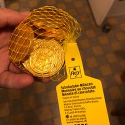 Schokoladen Münzen