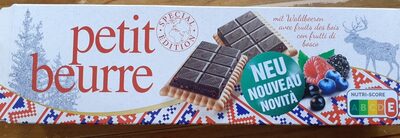 Petit beurre avec fruits des bois