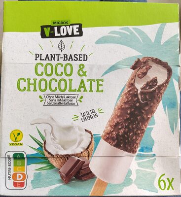 Plant-based glace coco & chocolate