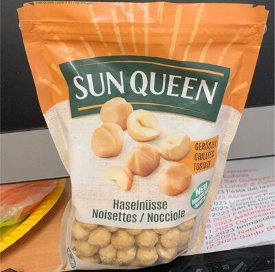 Noisettes grillées front packaging