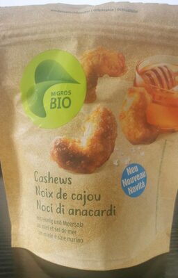 Noix de cajou au miel et sel de mer