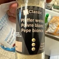 Pfeffer Weiss - gemahlen