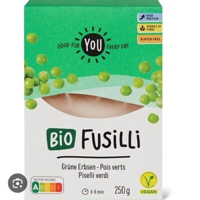 Bio Fusilli Pois verts