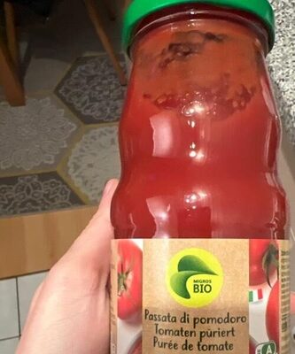 Purée de tomate front packaging