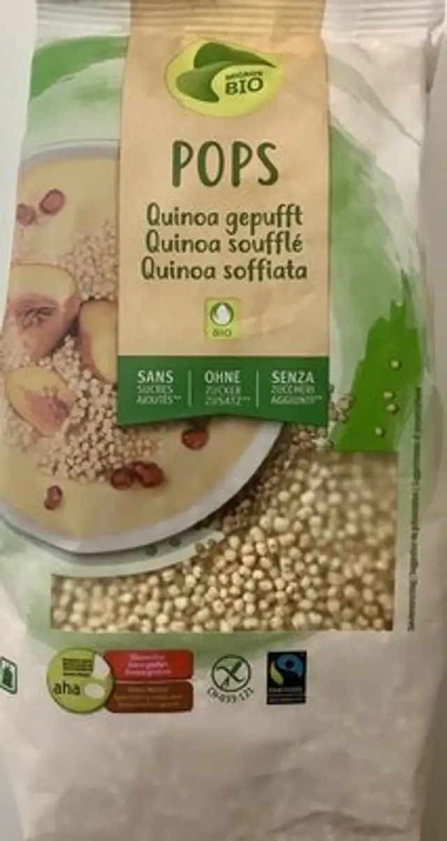 Pop Quinoa front packaging