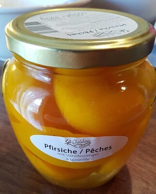 Pêches front packaging