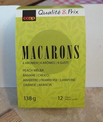 Macarons front packaging