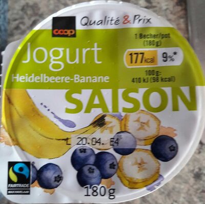 Jogurt Heidelbeere-Banane