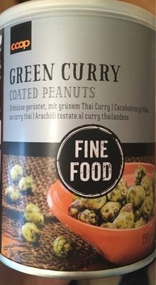 Green Curry Coated Peanuts front packaging
