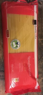 Qualité & Prix Spaghetti front packaging