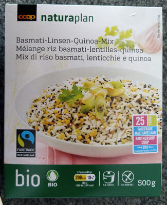Mélange Riz Basmati-Lentilles-Quinoa BIO