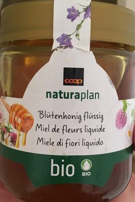 Miel de fleur liquide front packaging