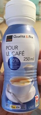 Crème pour le café front packaging