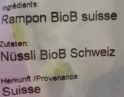 Doucette ingredients label