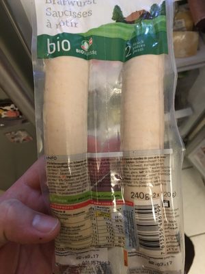 Saucisse de veau bio