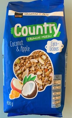 Country crunchy müesli coconut & apple