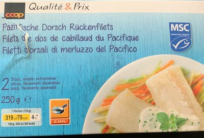 Filet de dos de cabillaud du Pacifique