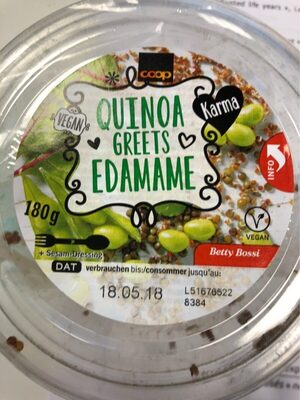 Quinoa greets edamame