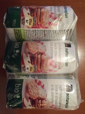 Snack croustillant à la pomme