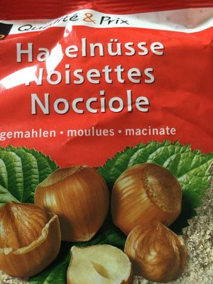 Haselnüsse gemahlen front packaging