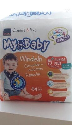 My baby front packaging
