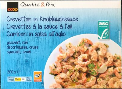 Crevettes à la sauce à l'ail