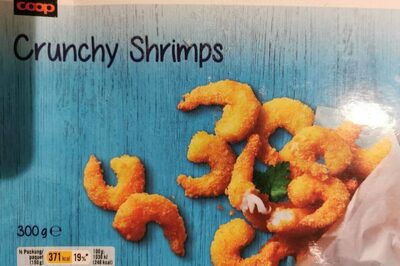 Crunchy shrimp front packaging