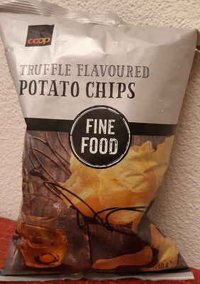Trüffel chips | Truffle flavoured potato chips front packaging