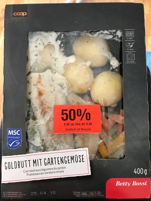 Goldbutt mit gardengemise