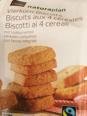 Biscuits aux 4 céréales et à l'huile de palme