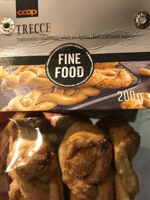 Trecce fine food front packaging