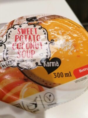 Sweet potato coconut soup