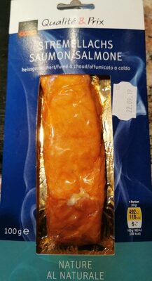 Filet de saumon fumé à chaud