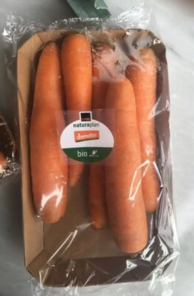 Bio karotten front packaging