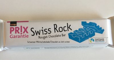 Swiss Rock Nougat Chocolate Bar