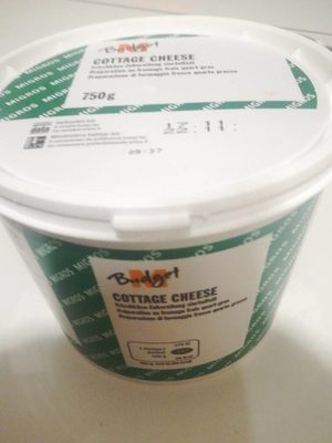 Cottage cheese front packaging