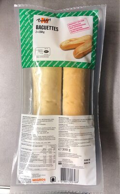 Baguettes - Précuites front packaging