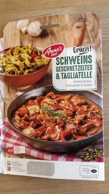 Schweins Geschnetzeltes & Tagliatelle