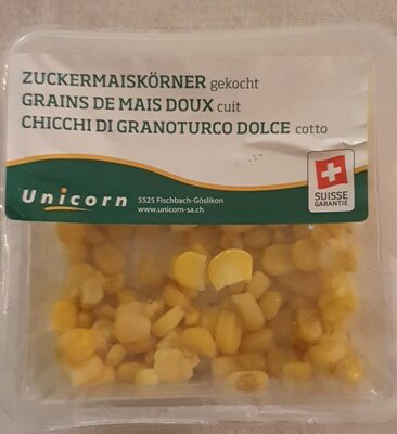Grains de mais doux