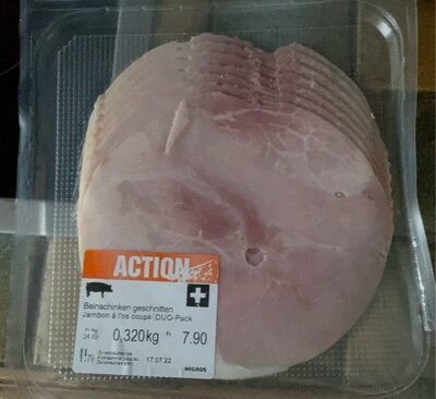 Jambon à l’os coupé