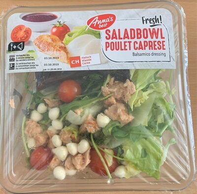 Saladbowl poulet caprese