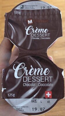 Creme dessert chocolat