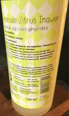 Limonade agrumes gingembre